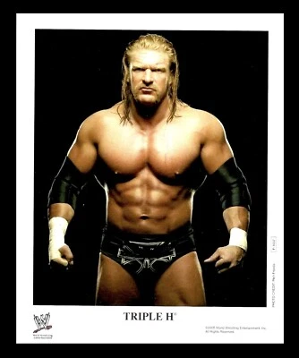 WWE TRIPLE H P-1037 OFICIAL LICENCIADO 8X10 FOTO PROMOCIONAL ORIGINAL DE 2005 RARA - Imagem 1 de 2