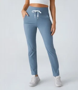 NEW Halara Softlyzero Airy High Waisted Side Pocket Cool Touch Yoga Pants Large - Picture 1 of 7