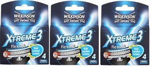 Wilkinson Sword Xtreme3 Razor Refill Cartridges 4 ct 1 Ea (3 pack) - Picture 1 of 1