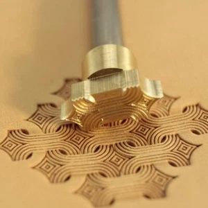 Herramienta de estampilla de cuero para cuero artesanal hágalo usted mismo sello de latón #227B - 8x19 mm - Imagen 1 de 3