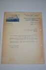 1961 Jewish Judaica Rabbi Letter Manuscript Signed Docment ????? ??? ????? ????