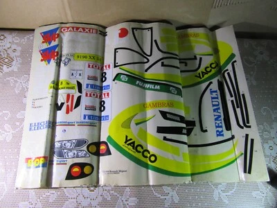 127Y Board Decal 48X34 Art 225004 Renault Megane #8 Rally Of Vosges 1998 - Image 1 of 4