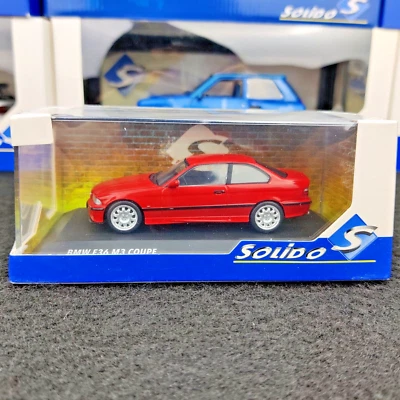 AUTO SOLIDA BMW E36 M3 COUPÉ ROSSA 1999 1:43 NUOVA SCATOLA S4315201 - Immagine 1 di 4