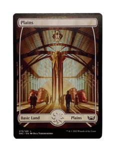 PLAINS *273* FULL ART LAND SNC MTG BASIC LAND WHITE - NM - Picture 1 of 5