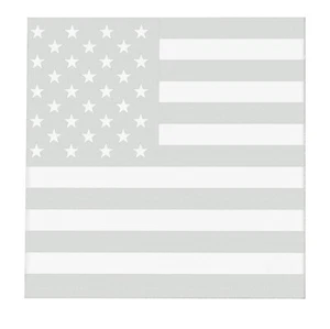 Amerikanische Flagge 3,5" geätzte Glasuntersetzer (umgekehrte Ätzung) von DCM Solutions - Bild 1 von 7