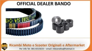 CINGHIA TRASMISSIONE HONDA SH 125 2020 2021 2022 2023 + RULLI BANDO ORIGINALI - Imagen 1 de 1