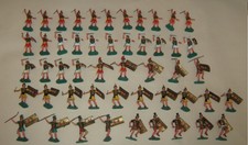 50 x Vintage Timpo Toys Romans soldiers  1:32 Scale 1960s -70s