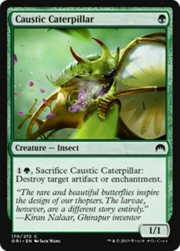 CAUSTIC CATERPILLAR - MTG Magic Origins Common Creature - Image 1 of 1