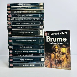 Stephen King + Others - French Edition Vintage Horror Paperback Books Lot Bundle - Picture 1 of 14