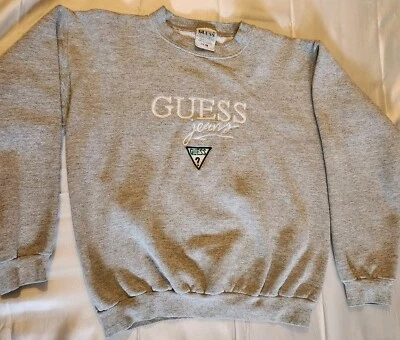VINTAGE Guess Jeans USA Sweater Adult M Crewneck ASAP Hip Hop Rap Grandpacore - Image 1 of 4