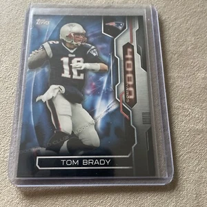 2015 Topps Football Tom Brady 4000 Yards Passing Card #4KYC-TB Patriots Bucs - Bild 1 von 2