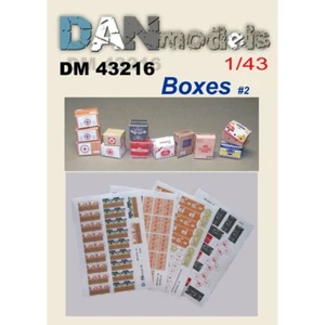 DAN Models 43216 Maßstab 1:43 Papiermaterial für Dioramen. Kartons auf Lager - Bild 1 von 4