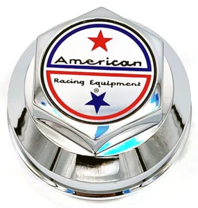 American Racing Vintage Hex Chrome Center Cap 898005 - Picture 1 of 6