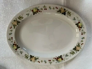 Royal Doulton Miramont 16" Oval Platter England Fruit Pattern - Picture 1 of 9