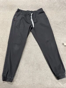 Wowie Joggers Mens Large Gray Rambler Aztec Sweat Pants Casual Stretch Gym Train - Picture 1 of 14