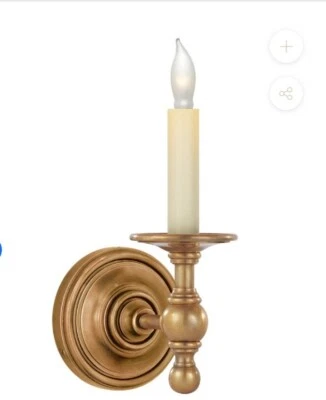 Visual Comfort Signature Collection Chapman & Myers Classic 8 Inch Wall Sconce - Image 1 of 4