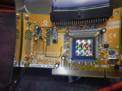 Ultra SCSI Card for PC Desktop Computer - Tekram Dc-3051 50 Pin Internal - Image 1 of 4