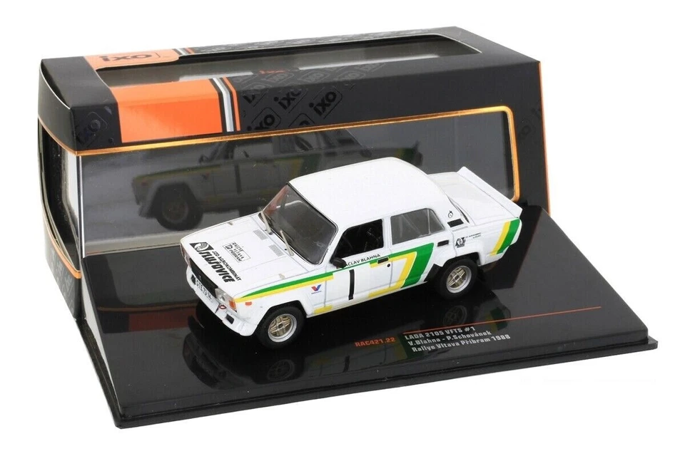 LADA 2105 VFTS N.1 VITAVA PRIBRAM RALLY 1988 BLAHNA/SCHOVANEK 1 43 Ixo Model Aut