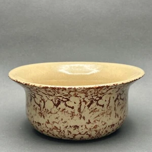 Vintage RRP Co. Robinson Ransbottom Pottery Co. Brown Spongeware Stoneware Bowl - Picture 1 of 7