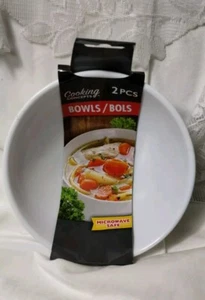 Cooking Concepts MICROWAVABLE BOWLS Pasta Salad Soup Cereal microwave NEW Set 4 - Picture 1 of 4