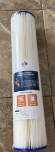 Big Blue 5 Micron 20" x 4.5" Sediment Water Filter Cartridge by Aquaboon - Picture 1 of 6