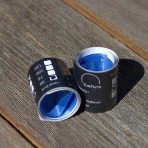 2x Flatterband für SunForm-Sonnenfänger: Schmetterling (Blau) - Bild 1 von 5