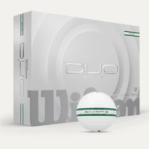Wilson Staff Duo Soft TRK360 World's Softest Golf Balls Green Silver Align NEW - Picture 1 of 3