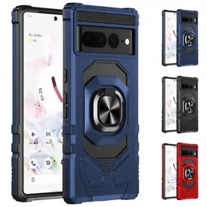 Für Google Pixel 7 / 7 Pro 2022 Hülle Roboter Ring Ständer Hybrid Cover + Hebelwerkzeug - Bild 1 von 8