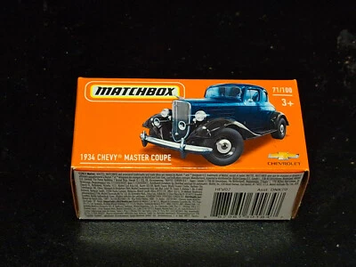 Matchbox Power Grabs: 1934 Chevy Master Coupe OVP - Bild 1 von 2