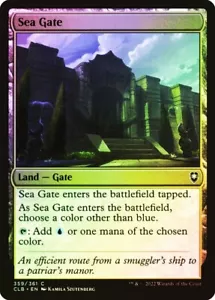 Sea Gate Foil Commander Legends: Battle for Baldur's Gate NM MTG - Picture 1 of 1