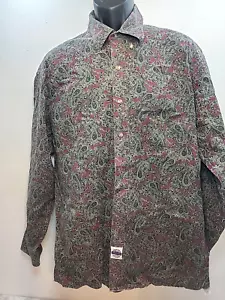 Camicia uomo grande Royalcore Paisley World of Savane manica lunga - Foto 1 di 6