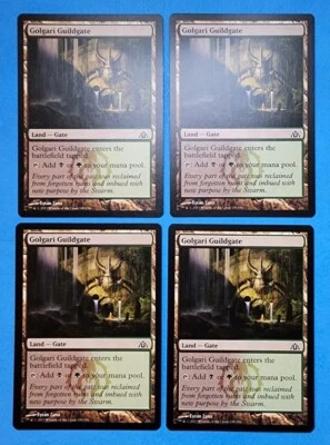 4x Golgari Guildgate Dragon's Maze 2013 Mtg Magic Card Dual Land Gate Mana 149 - Image 1 of 4
