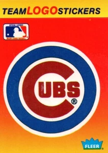 Carta adesiva squadra Chicago Cubs 1991! Fleer - Foto 1 di 2