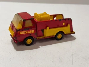 TONKA 18 RED YELLOW PRESSED STEEL FIRE ENGINE FIRE TRUCK 55250 - Picture 1 of 6