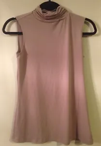 Susan Graver Essential Liquid Knit Sleeveless Turtleneck Top Size XXS NWOT QVC - Picture 1 of 1