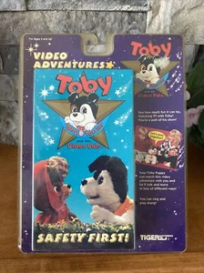 Vintage Toby Terrier Video Adventures Safety First VHS Video Pals Tiger 1993 - Imagen 1 de 4