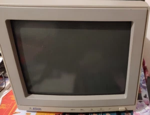 Atari SM144 (Monitor Monocromo Serie Atari ST) + Cable de red y monitor funciona 16bit - Imagen 1 de 5