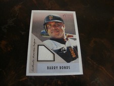 2002 Bowman Heritage Baseball---Game Jersey---Barry Bonds
