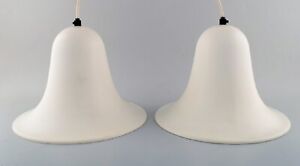 Verner Panton (1926-1998) for Louis Poulsen. A pair of Pantop pendants.