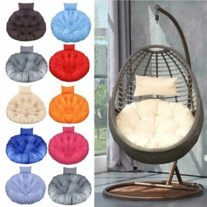 Outdoor Indoor Papasan Cushion Hanging Swing Egg Chair Garden Rattan chair Mats - Picture 1 of 26