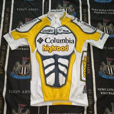 MOA Columbia Scott Cycling Cycle Bike Jersey Shirt 1/4 Zip Men's Size 5 - Image 1 of 4