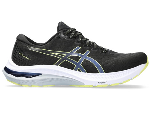 Scarpe da corsa ASICS da uomo GT 2000 11 taglia 9 5 US nero giallo brillante uniche