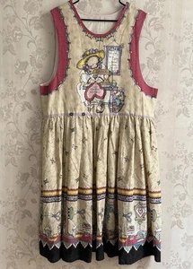 Vintage Daisy Kingdom Kleid Damen Gr. XL Pullover Midi Nähen Näherin 90er Country - Bild 1 von 15