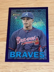 Mallex Smith rc 2016 Topps Heritage # 712 CHROME PURPLE - Bild 1 von 2