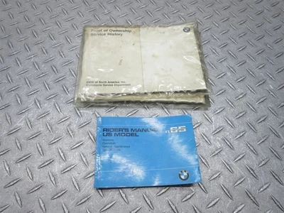 BMW 650 R65 1983 81-84 folletos manuales de pilotos historial de servicio  Foto 1 de 4
