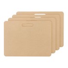 10 x 16" Wedging Board for Pottery with Built-in Handle, 4 Pcs, 8mm Thickness
