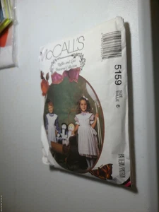 McCall's #5159 Toddlers' & Children's Pinafore, Dress and Doll's Clothes size 6 - Picture 1 of 1