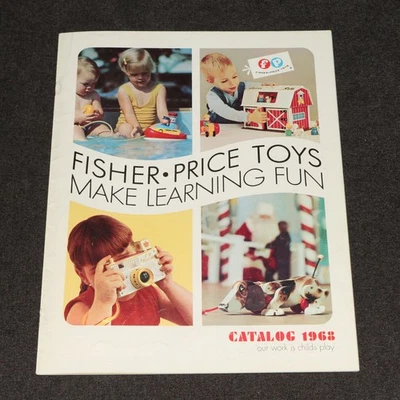 Fisher-Price 1968 distribuidor catálogo cámara de película tren motor Toot Toot Foto 1 de 4