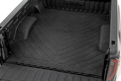 Rough Country Rubber Bed Mat for 2020-2025 Chevy/GMC 2500HD | 6'9" Bed - RCM691 - Image 1 of 4