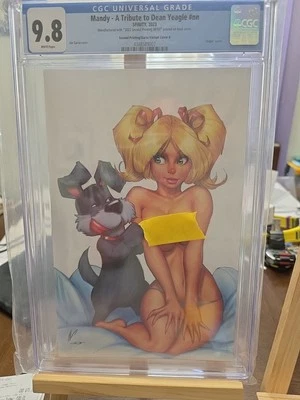 Mandy Tribute To Dean Yeagle #nn Variant Cover 5FINITY Second Print CGC 9.8 - Image 1 of 2